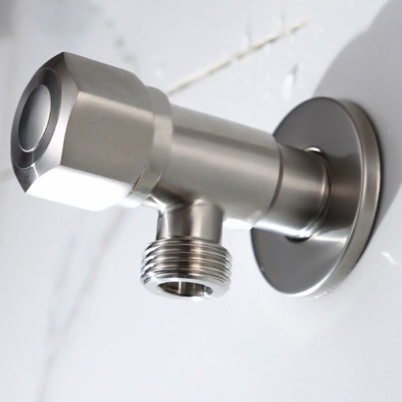 LeKing 304 Rvs Hoek Kleppen Keuken Badkamer Accessoires Omschakelklep Connector voor Wc Wasbak Boiler