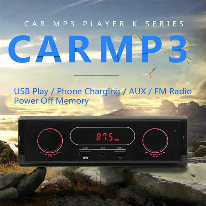 FM AUX Mp3 Car Radio Stereo Receiver 1 Din Auto Controlled Cars Bluetooth Audio Modulator Central Multimedia Android Dvd Player
