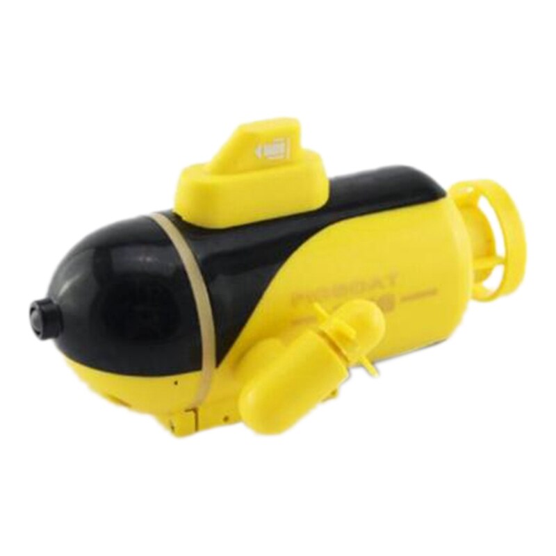 40Mhz Rc Boot Radio Control Submarine Rc Submarine Met Licht Speelgoed Voor Kinderen Rtr Geel: Default Title