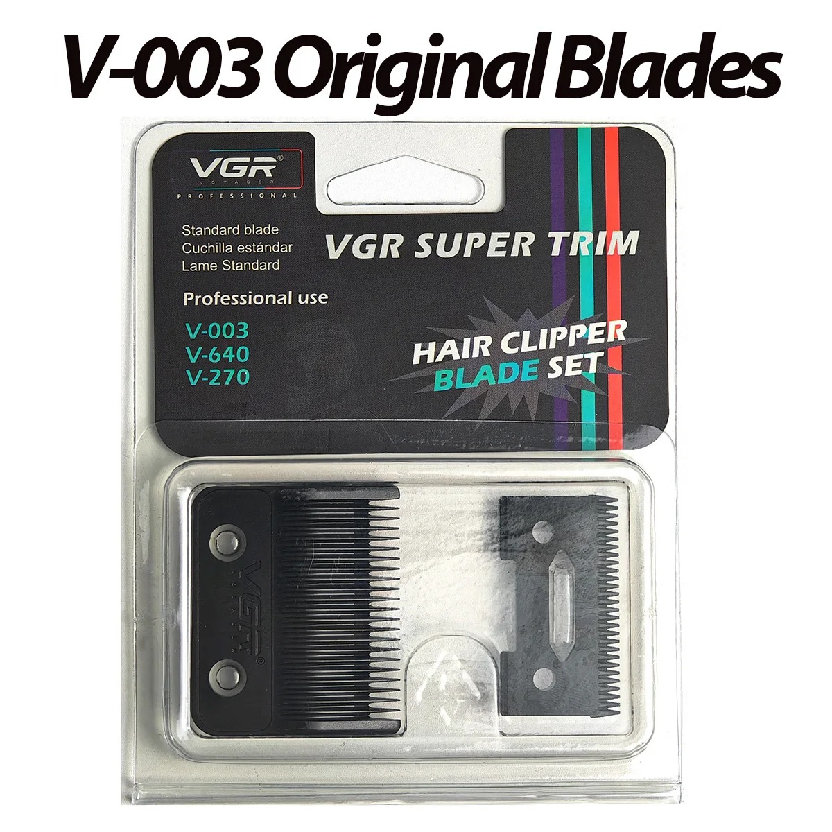 V003 Original DLC FADE Blade V640 V270 Hair Clipper Blade Trimmer Replacement Cutter Head Barber Accessories VGR: Default Title