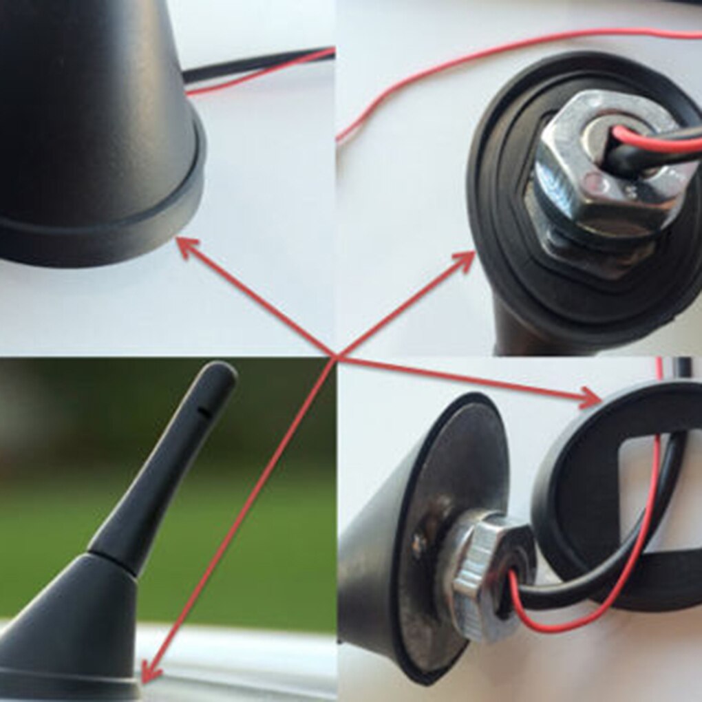 Joint de Base d'antenne pour voiture, accessoire pour Golf 1J0035350, 2 pièces