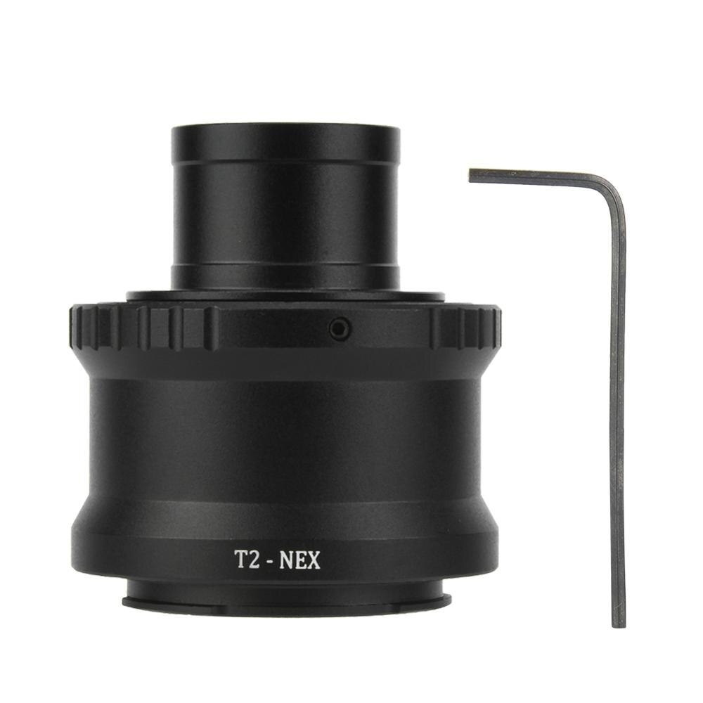 Lens Adapter T2-NEX Metalen 1.25 Inch Telescoop Mount Adapter Ring Om Fit Voor Sony Nex E Mount Camera Camera Len accessoires