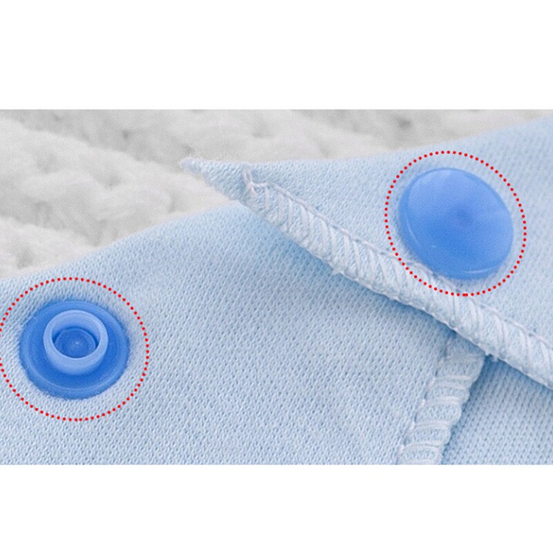 Double-dark Buttoned Organic Cotton Baby Waterproof Saliva Towel Bibs Feeding Lunch Bandana Cute Smiley Face Bibs