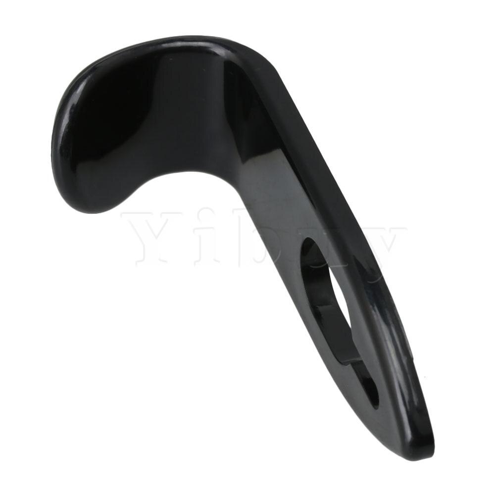 Yibuy 61x20x26mm Plastic Sax Duim Haak Rust Duim Ondersteunt voor Alto/Sopraan/Tenor saxofoon Black Music Onderdelen Accessoires