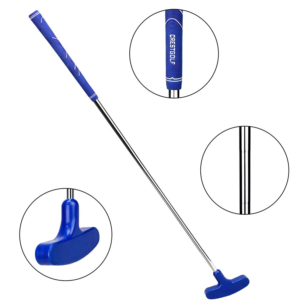 Mini Junior Golf Club Putter For Kid Left Right Handed Supplies: Blue golf putter