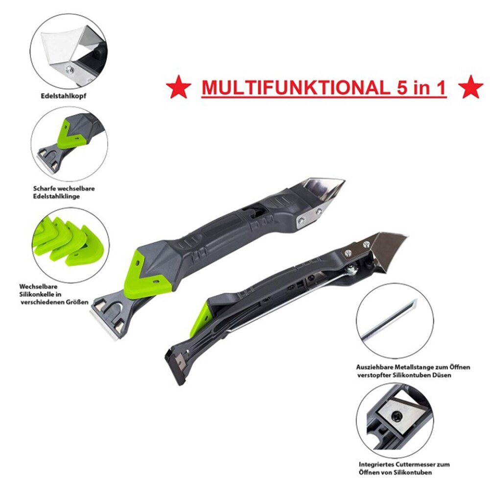 11Pcs Caulking Tool Kit Kit Afwerking Handgemaakte Grout Schraper Kalefateren Remover Huishoudelijke Afdichting En Caulking Accessoire