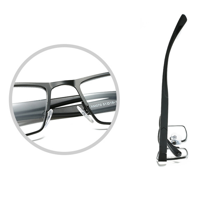 Wolhool Mannen Titanium legering Leesbril Niet sferische 12 Layer lenzen Retro Business Hyperopie Brillen