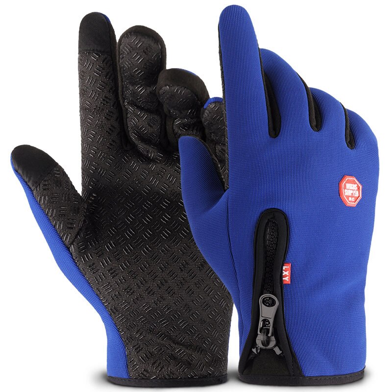 Volledige Vinger Winter Thermische Fietsen Handschoenen Anti-slip Touch Screen Heren Handschoenen Outdoor Sport Wandelen Fiets Fietsen Handschoenen