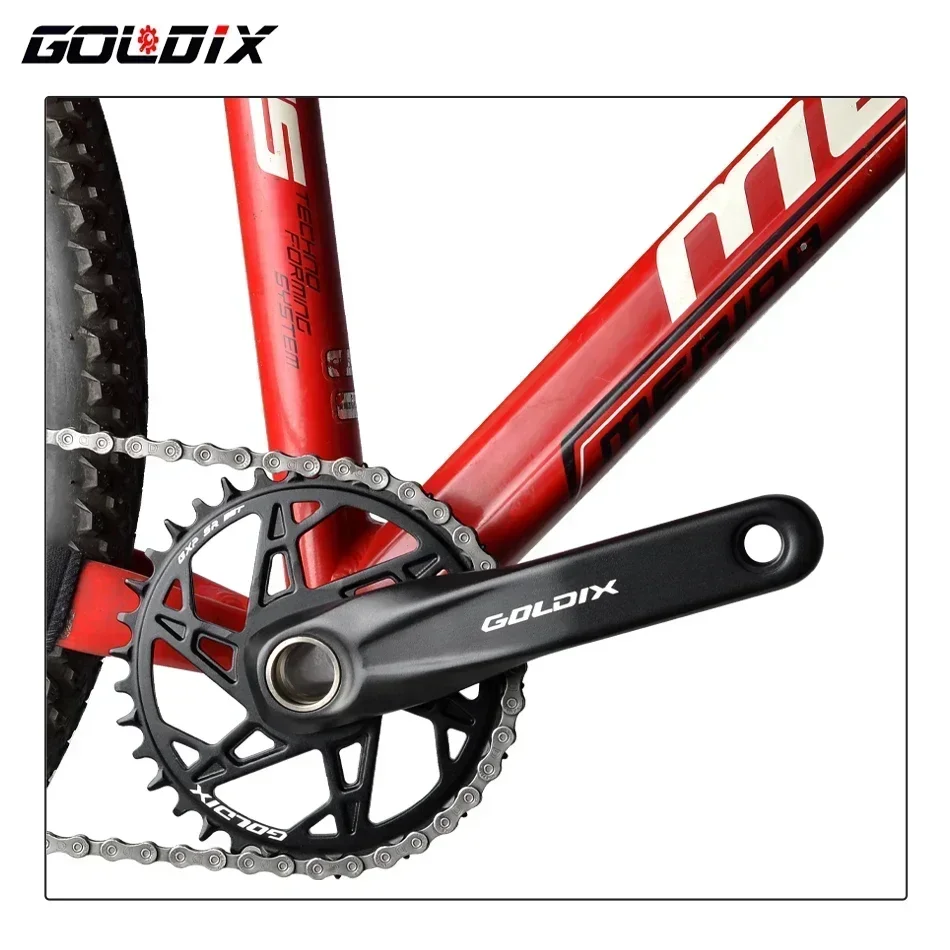 GOLDIX MTB Bicycle Chainring 32/34/36/38/40T Wide Narrow Chainwheel Direct Mount Crown for 3 Bolt Crankset