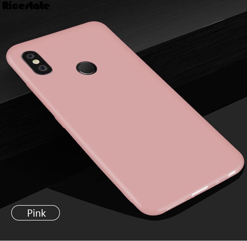 Voor Xiaomi Redmi S2 Case Soft Silicone Back Cover Telefoon Geval Xiaomi Redmi S2 S 2 Shockproof TPU Cover 5.99 inch: Roze