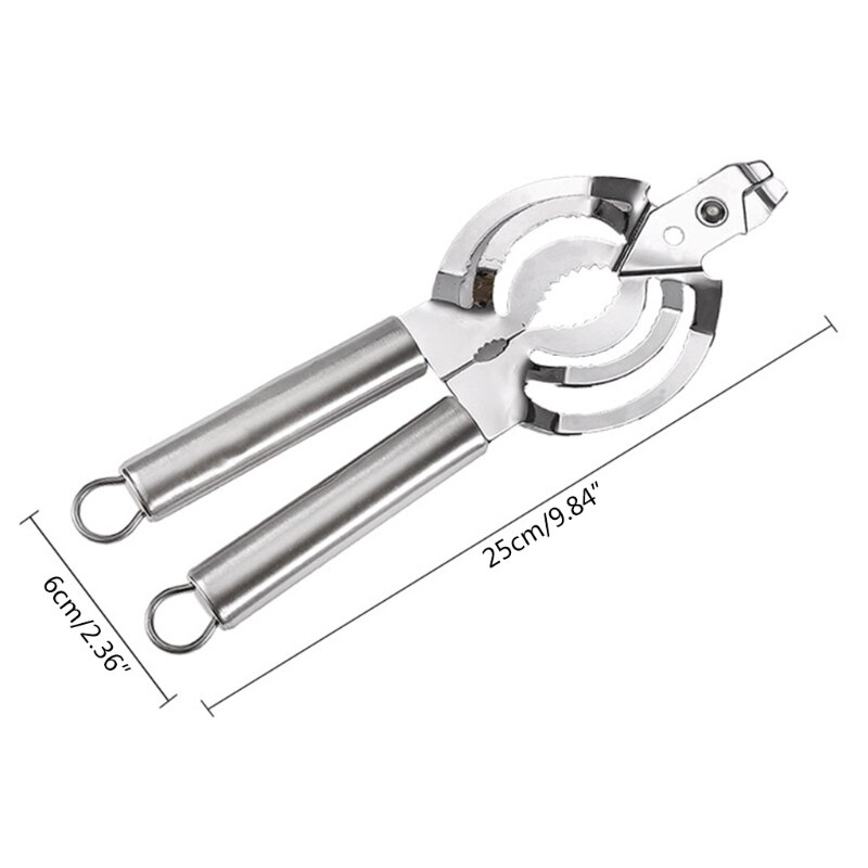 Cans Opener Kitchen Tools Handheld Manual Stainless Steel Can Open