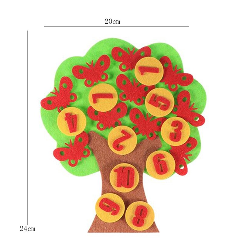 Montessori Mathematische Spiel Farbe Sortierung Caterpillar Vorschul Kindergarten Lehrmittel Bildungs Frühe Lernen spielzeug: Butterfly 5