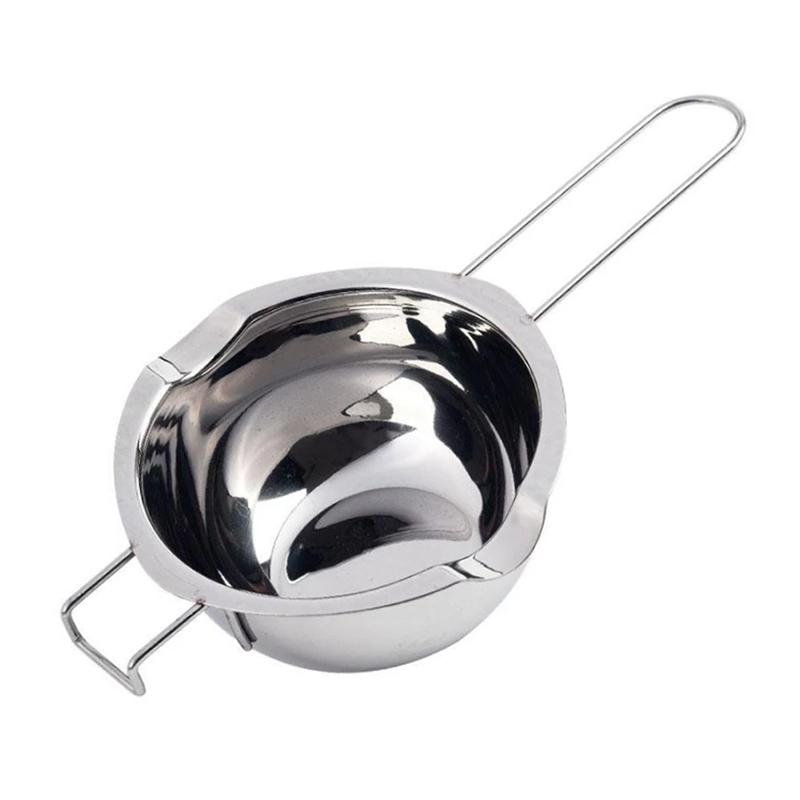 27.3*14*5cm rostfritt stål sjudande vatten eld smältgryta minispegel polerad choklad smältgryta köksredskap  #712: Default Title