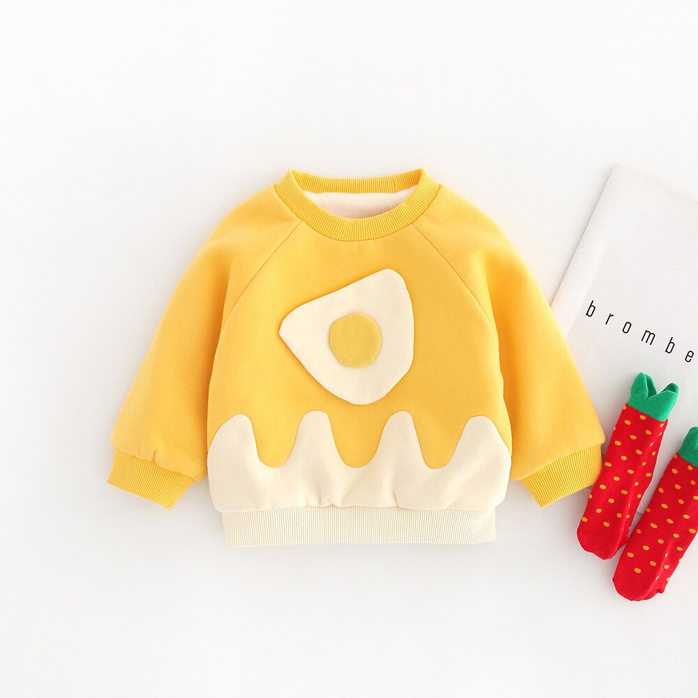 Bebé más suéter de terciopelo Otoño e Invierno nuevos hombres y mujeres bebé gas extranjero abrigo de algodón grueso bolsa huevo ropa de invierno: Amarillo / 3M