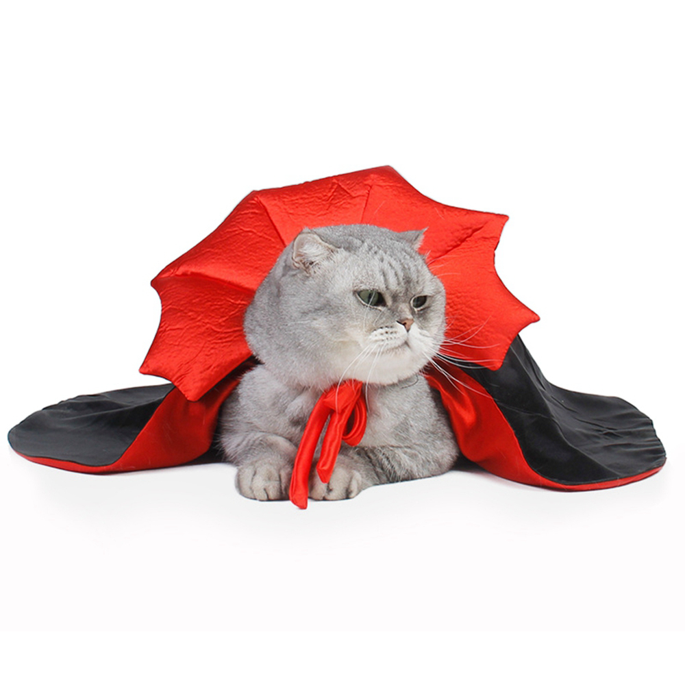 Leuke Halloween Huisdier Kostuums Cosplay Vampier Mantel Voor Kleine Hond Kat Kitten Puppy Jurk Kawaii Huisdier Kleding Kat Accessoires