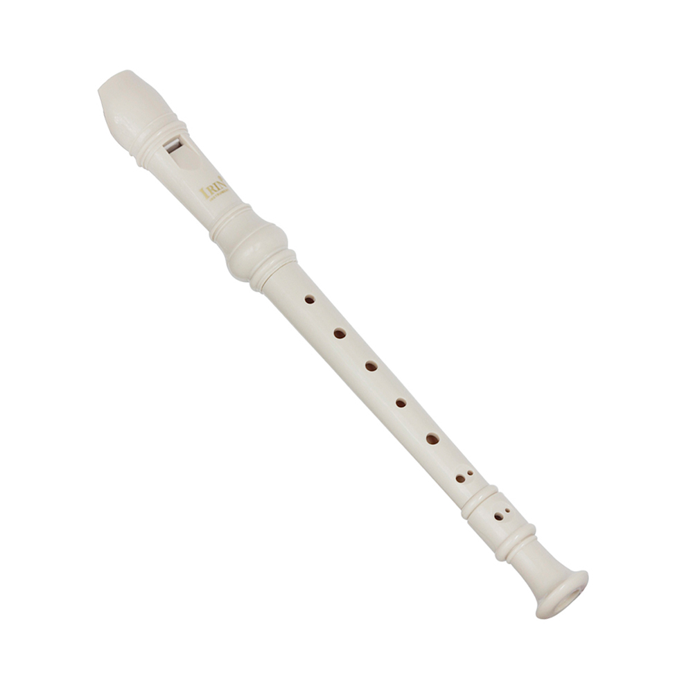 Irin abs descant recorder 8 huller i barok stil optagere instrument aftageligt med fingerstøtte bæretaske blæseinstrumenter