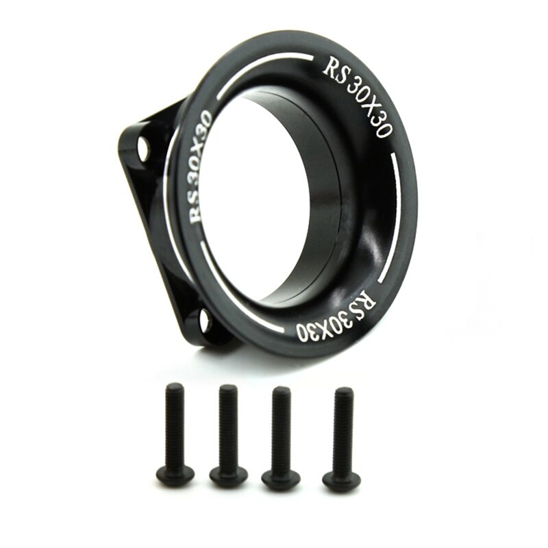 30X30 chłodzenie pokrywa wentylatora chłodzenie powietrzem kanał dla 540 550 3650 silnik/ESC chłodnica samochodowa 1/10 1/8 Sakura D3 D4 HSP HPI RC samochód: czarny