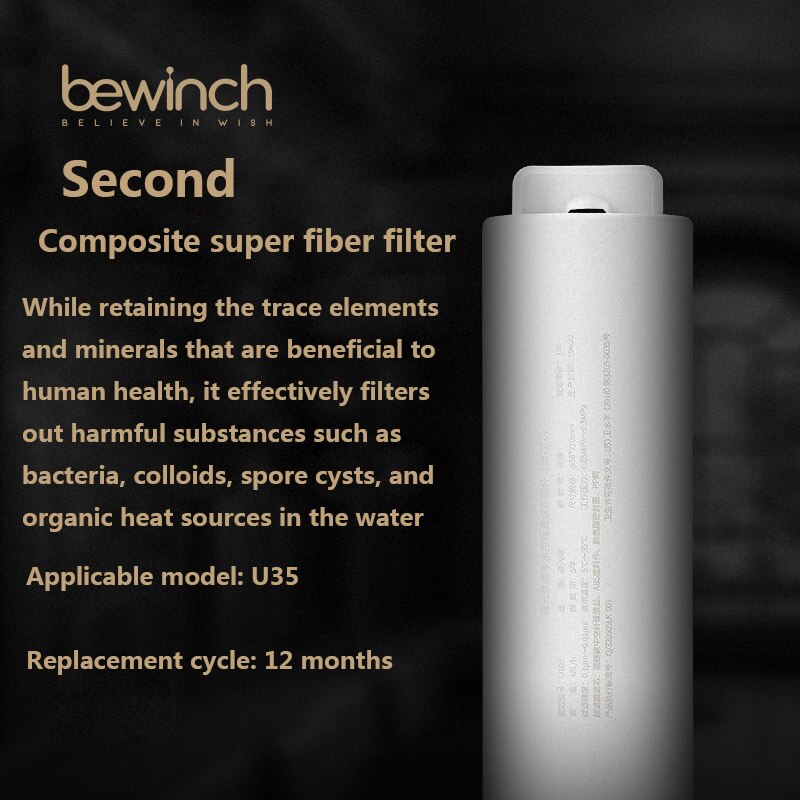 Bewinch M3 Water Purifier Filter JST-U35 Original Authentic Replacement Water System Filter