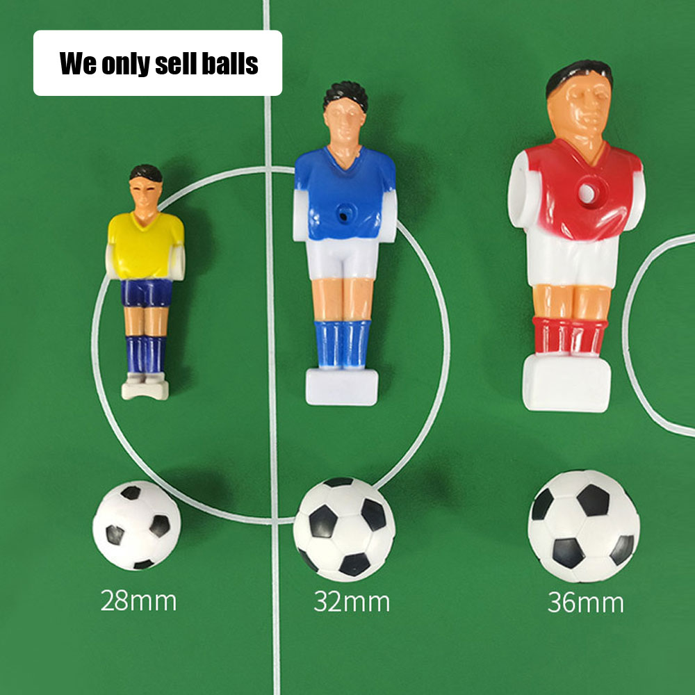 2 stücke 28/32/36mm Tisch Fußball Ball Indoor Spiel Fußball Harz Tisch Fußball Spiele Babyfoot Desktop eltern-kind-Interaktive