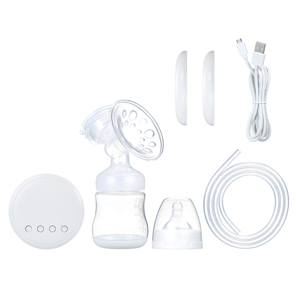 Portable Electric Breast Pump for Infant Baby Safe Dual Mode of Massaging & Pumping 9 Suction Levels Milk Breasting Pumping: double