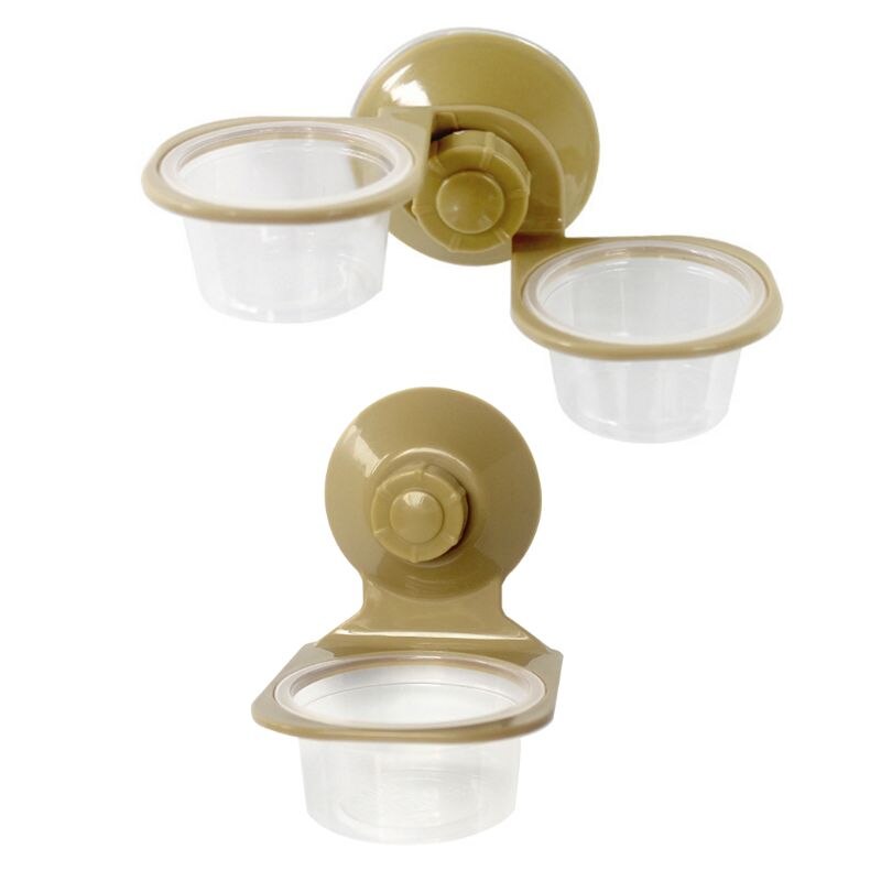 Zuignap reptielen water voerbak muur hangende voerbak kom spinnenkast