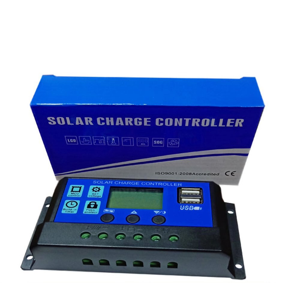 Solar Controller Light Control Time Control Automatic Recognition Street Light LED Light Double USB Interface Chargings