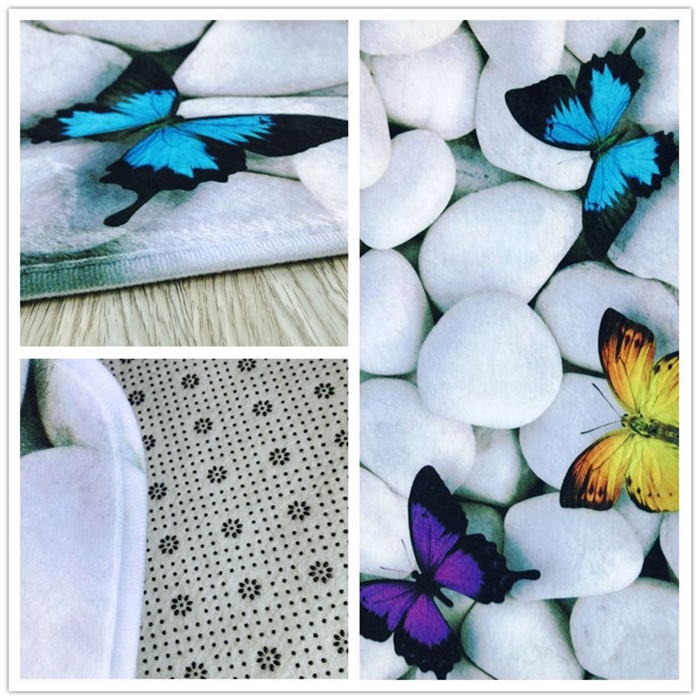 3 stks/set Badkamer Mat Set Anti-Slip Keuken Badmat Tapijt Badkamer Toliet Rug Wasbare Strand Stijl