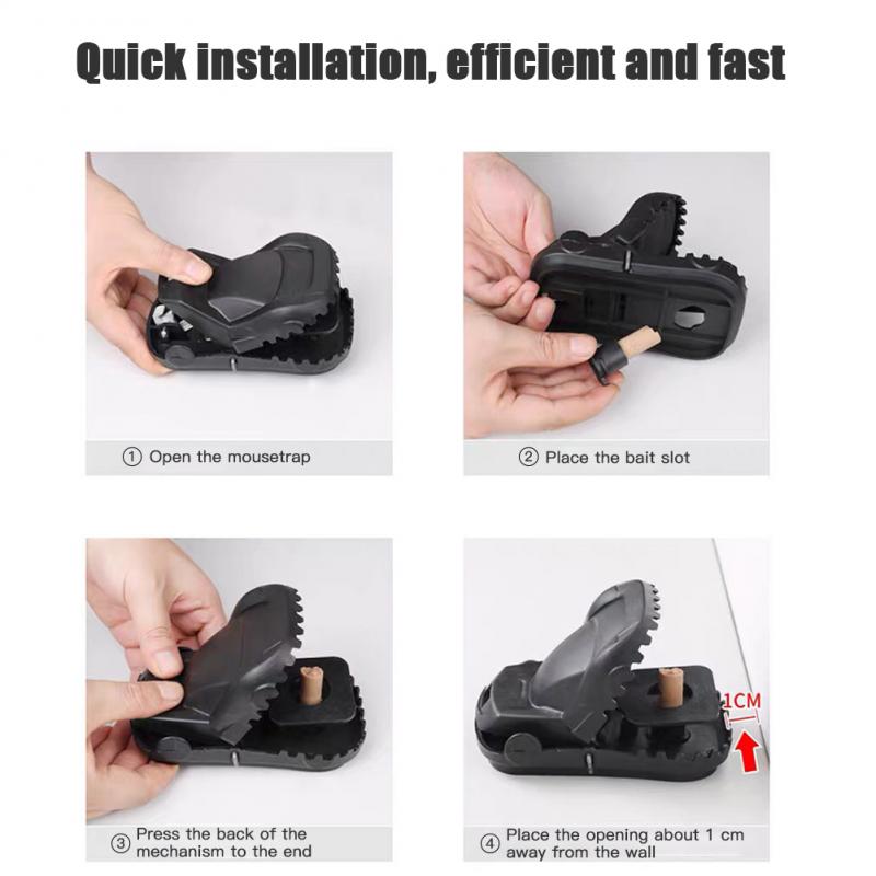 Pièges à souris sport voiture piège à souris tueur de rongeurs Snap piège mallette de rangement réutilisable robuste Rat souris piège écureuil rongeur receveur
