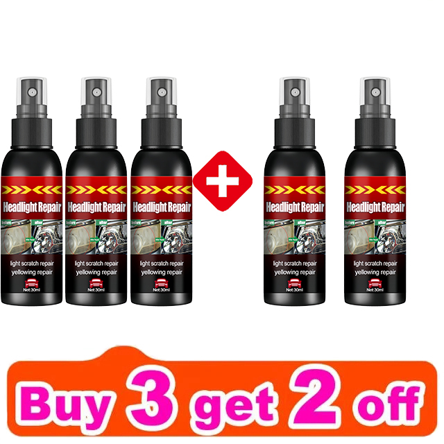 Headlight Repair Spray for Car Refurbishment Anti-Oxidation Coating Car Lamp Polishing Agent Scratch Restoration Dirt Clean: Blue