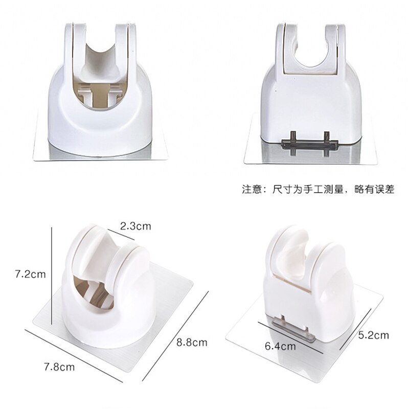 1PC Adjustable wall mount Bathroom Shower Head Holder base Movable Fixed Bracket Shower Room arm swivel Seat Bathroom Tools acce