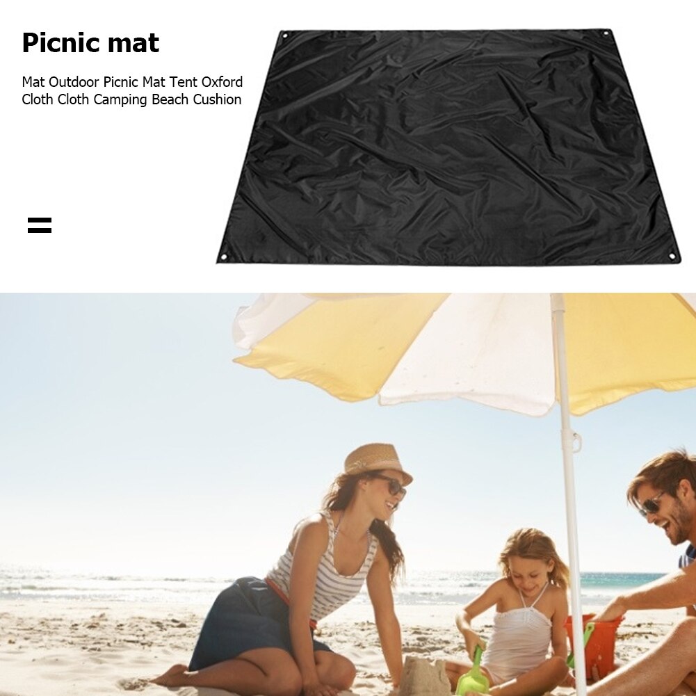 210 x 150cm tragbare picknickdecke, wasserdichte sandstrandmatte, faltbare decke für outdoor-camping, strandzubehör