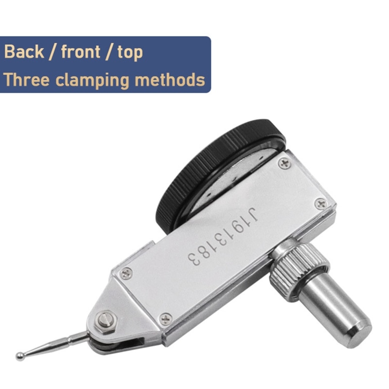 Accurate Dial Gauge Test Indicator Precision Metric with Dovetail Rails Mount 0-40-0 0.01mm Measuring Instrument