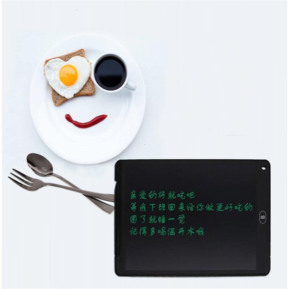 12 zoll LCD Schreiben Tablette Löschen Zeichnung Tablette Elektronische Papierlose LCD Handschrift Pad freundlicher Schreibtafel Zeichnung Spielzeug
