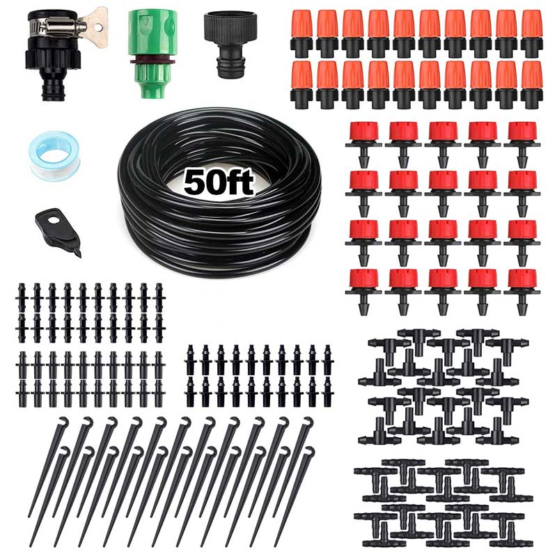 25M/30M/50M Self Automatic Garden Watering System Water Drip Irrigation System Plant Watering Kit Irrigation Drippers Mist Set