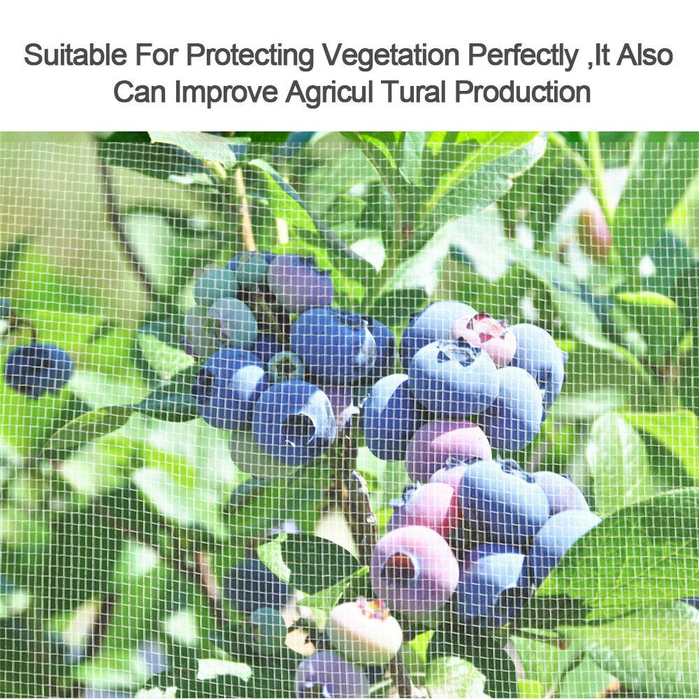 Insect Bird Barrier Netting Mesh Mosquito Garden Bug Net Plant Cover for Vegetables Plant Fruits Flower Protection 3x3m 10x10ft