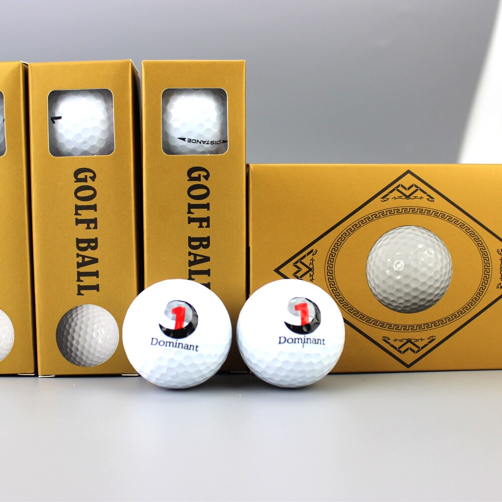 10Pcs/Lot Rubber Golf Ball Two Piece Ball High Grade Outdoor Sport Golf Game Training Match Competition
