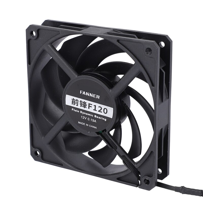 120mm Computer Case Fan - 120x25mm DC 12V 4-Pin High Speed Cooling Fan