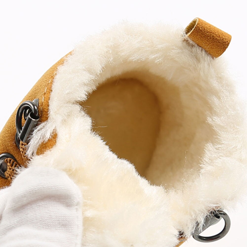 Pasgeboren Baby Casual Schoenen Winter Warme Voering Kids Antislip Rubberen Zool Laarzen
