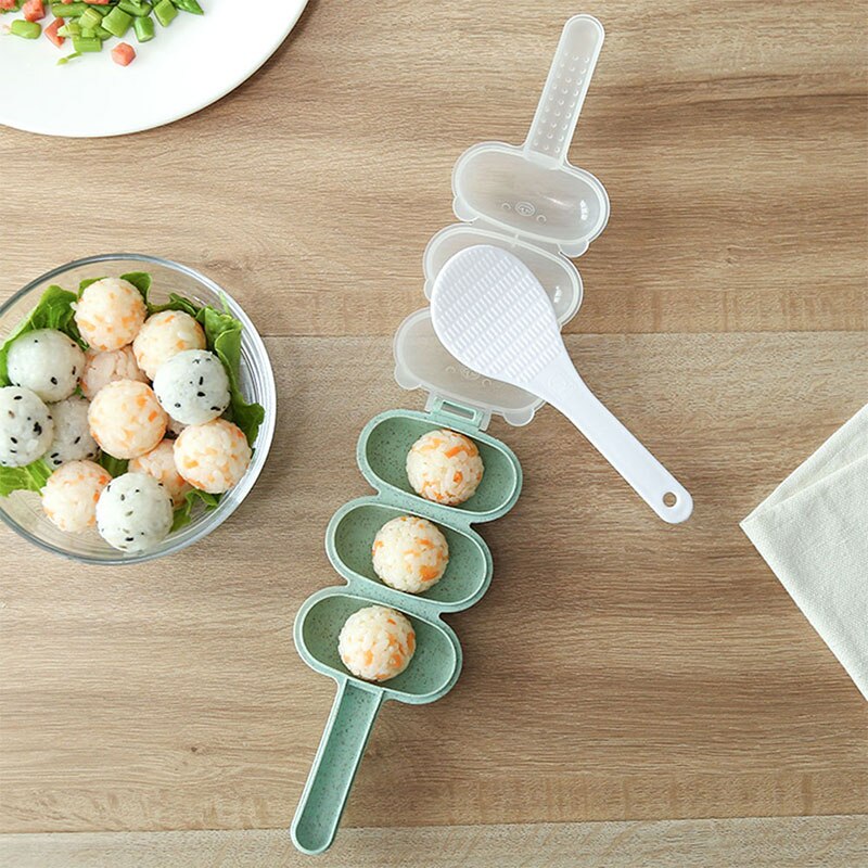 1Pc Leuke Rijst Bal Mallen Sushi Mallen Maker Diy Sushi Maker Rice Mold Keuken Gadgets Sushi Maken Gereedschappen Bento accessoires