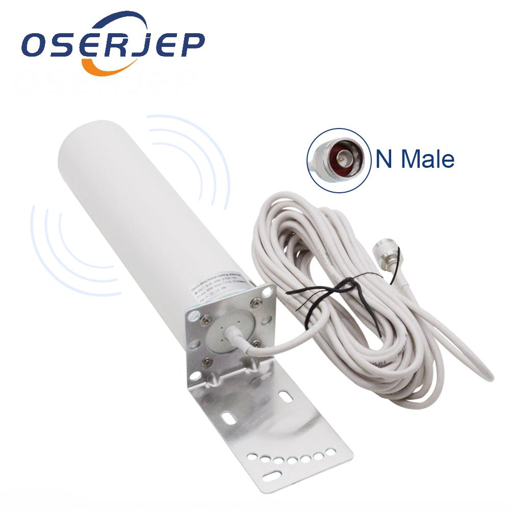 3g 4g buitenantenne 12 dbi met 5m/10m kabels en n-mannelijk voor gsm cdma dcs wcdma modem router