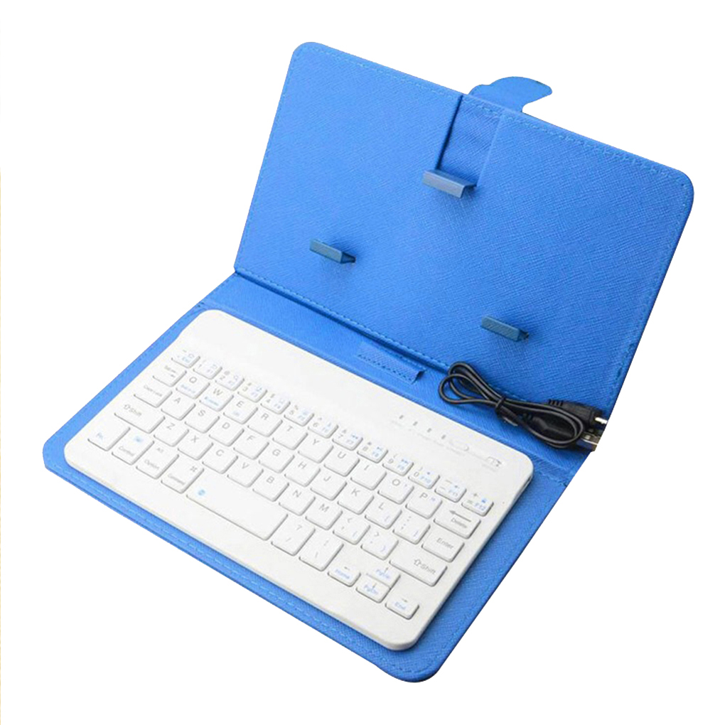 Portable Bluetooth Keyboard Case Mobiele Telefoon Draadloze Toetsenbord Pu Lederen Beschermhoes Voor 4.5 Inch-6.8 Inch Smart Phone: NO.6