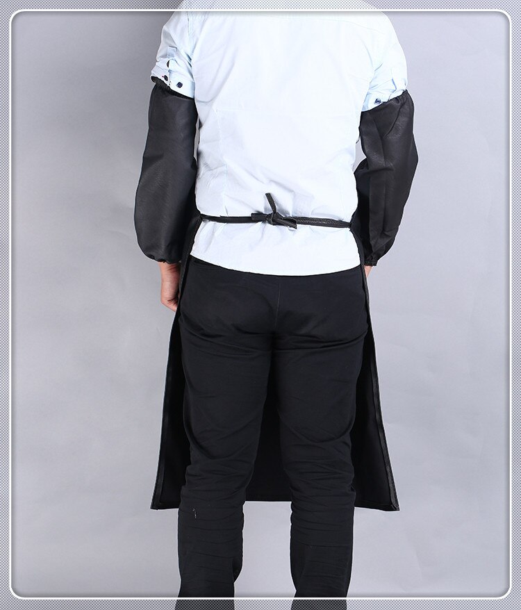 Mens Womens Cafe Commercial Restaurant Chef Kitchen Aprons Convenient,Waterproof and oil-proof PU apron.