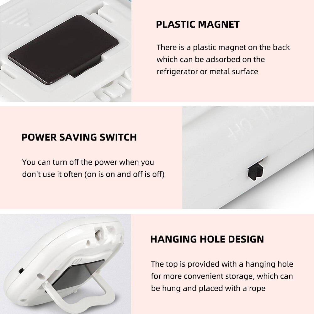 Portable LCD Digital JS-104 Electronic Timer Kitchen Cooking Timer Countdown/Countdown Tool for Sports Watch Bell Reminder