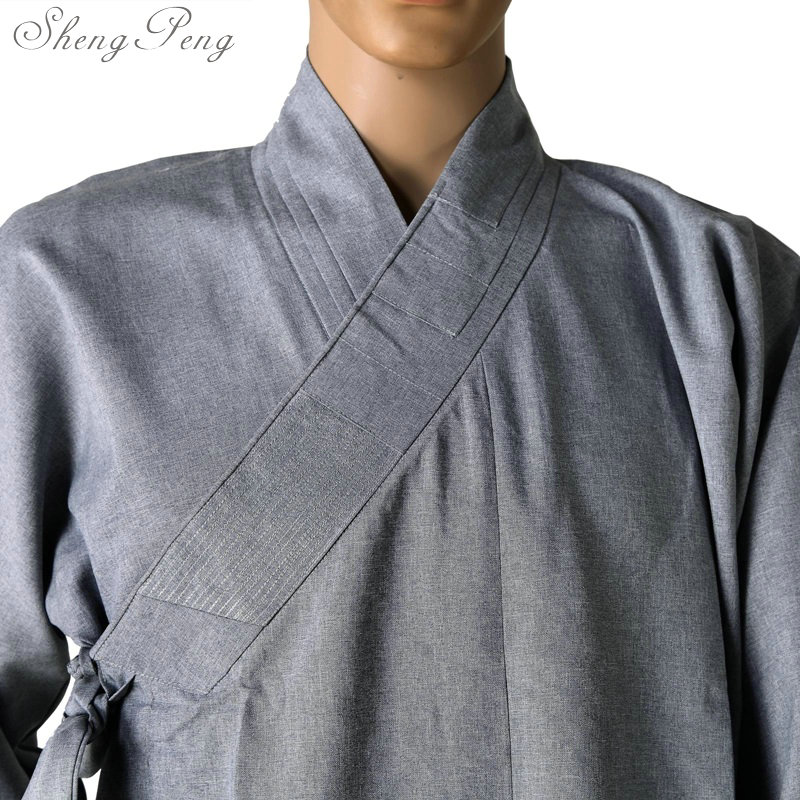 Buddhistisk munk klädsel kläder shaolin munk kläder män shaolin munk uniform buddhistisk kläder buddhistisk dräkt  cc259