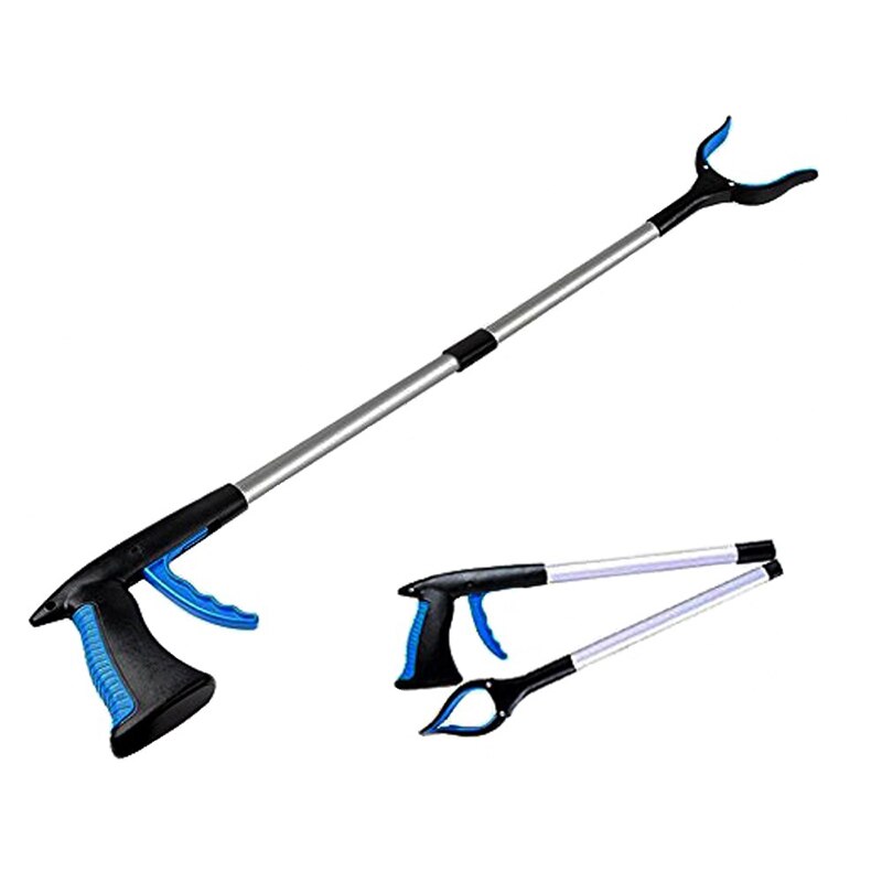 Foldable Litter Reachers Pickers Pick Up Tools Gripper Extender Grabber Picker Collapsible Garbage Pick Up Tool Grabbers
