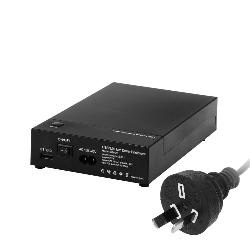 Carcasa de disco duro portátil, USB 2,5 a SATA3.0, doble alta velocidad, 3,5 ",", SSD, SATA, caja de carcasa externa, L4MD