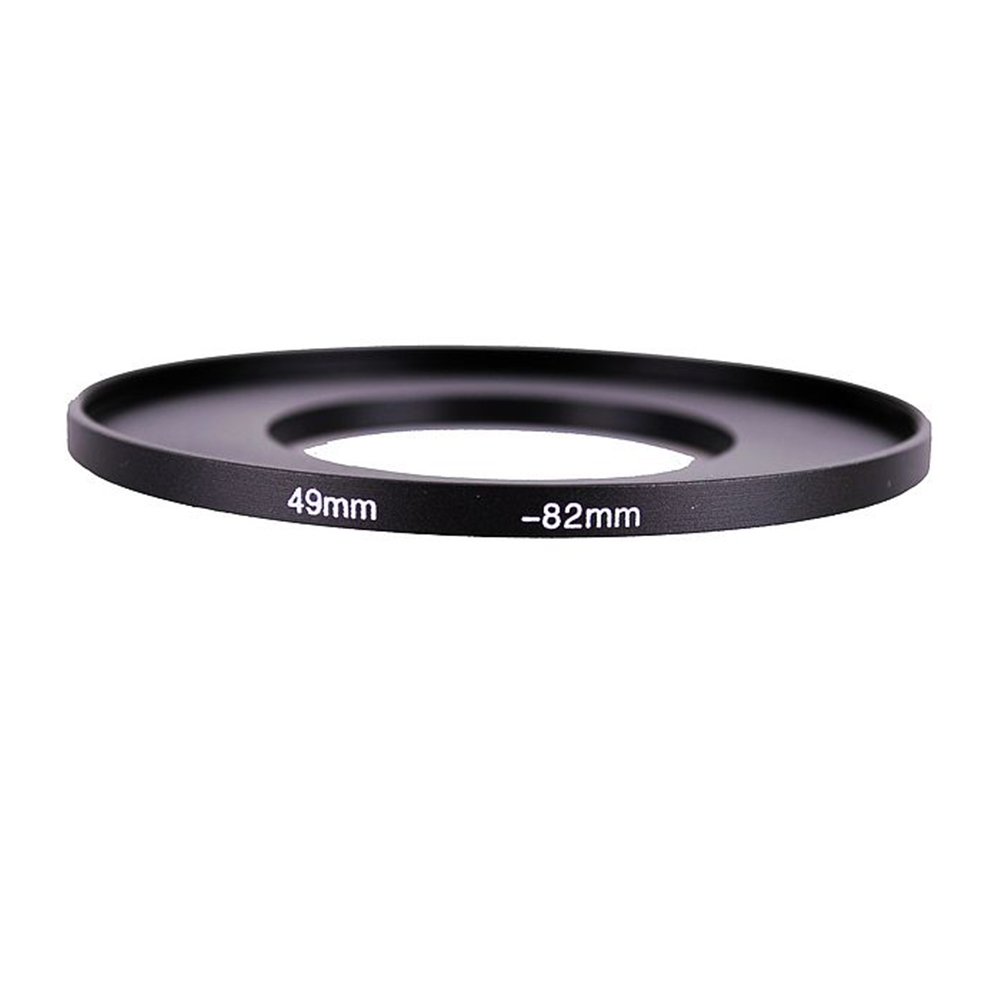 49Mm-82Mm 49-82 Mm 49 Tot 82 Step Up Lens Filter Metalen Ring Adapter Zwart