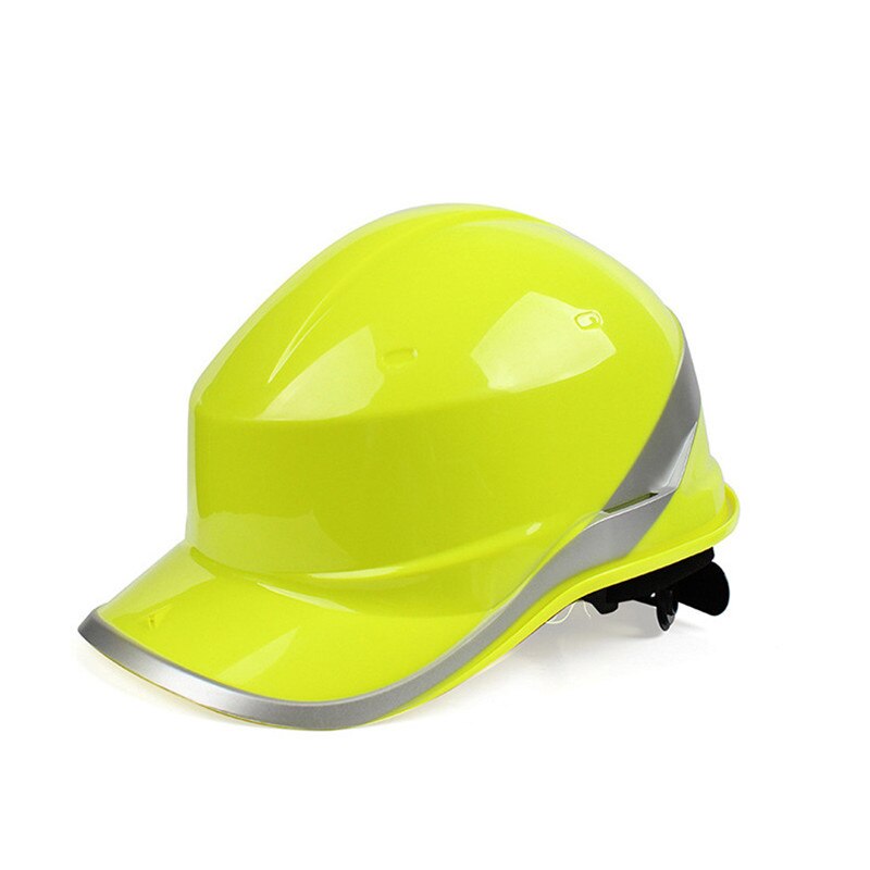 Safety Helmet Construction Work Equipment Helmet Man Adjustable ABS Insulation Anti-smashing Site Industrial Safety Protection: Yellow