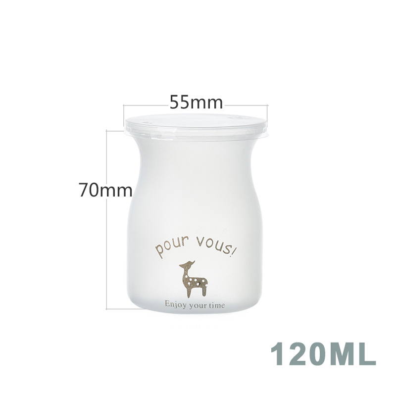 50 stk/parti ønskeflaske syltetøjsglas honningyoghurt budding glasflaske miniflasker gelé mælk bageform mad opbevaringsbeholder: -en