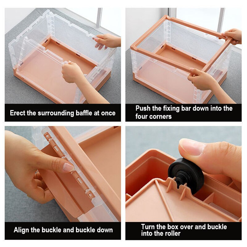 Pliable livre boîte de rangement bureau papeterie support divers organisateur Portable livre stockage panier bureau organisateur